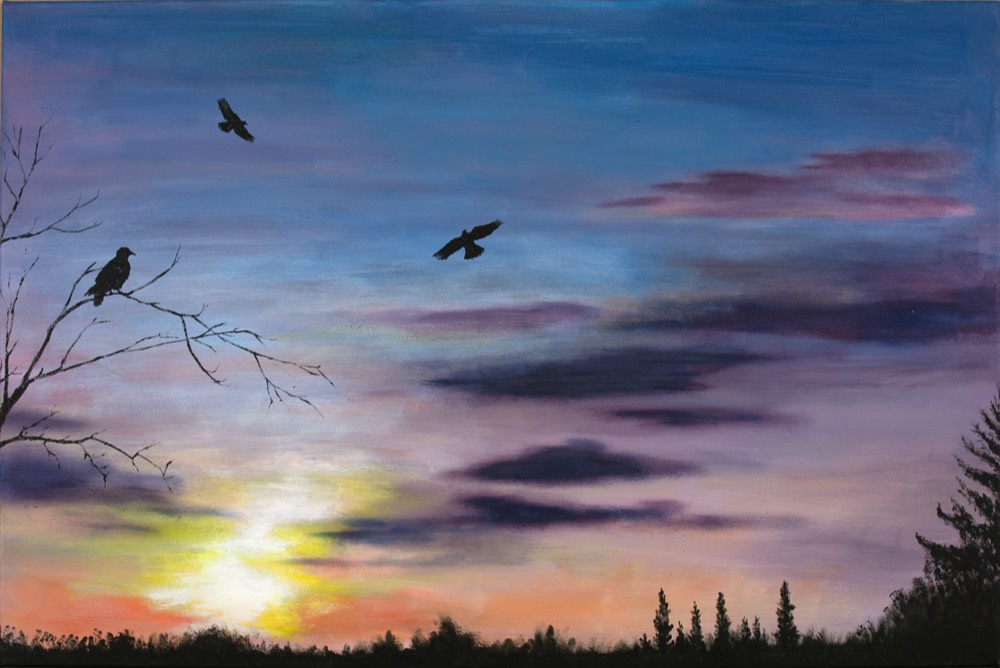 Rooks at Dawn